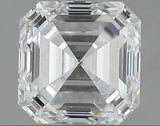 Asscher 2 x 0.30ct Natural Diamonds Studs
