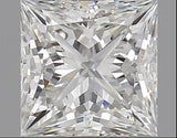 2 x 0.70 Princess cut Diamond Studs