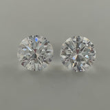 Round Diamonds 0.30ct x 2 Natural Diamond Studs.