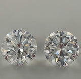 Round Diamonds 0.30ct x 2 Natural Diamond Studs.