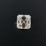 Asscher Cut 2 x 0.70ct Narural Diamonds Studs.